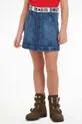σκούρο μπλε Παιδική τζιν φούστα Tommy Hilfiger Για κορίτσια