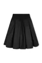 чёрный Детская хлопковая юбка Karl Lagerfeld Для девочек