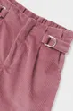roza Otroške bombažne kratke hlače Mayoral