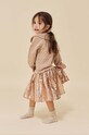 Dětská sukně Konges Sløjd mini béžová KS6483