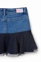 Джинсова спідниця Desigual 23WGFD05 блакитний