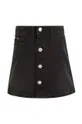 Dievčenská rifľová sukňa Calvin Klein Jeans čierna