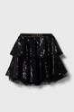 Παιδική φούστα Guess απλικέ μαύρο K3BD01.KBEF0.9BYX