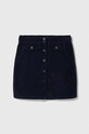United Colors of Benetton spódnica sztruksowa dziecięca z elastanem granatowy 4TVCC000Y.G.SEASONAL