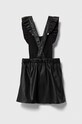 Дитяча сукня United Colors of Benetton 4VF8GT00B.P.SEASONAL чорний AW23
