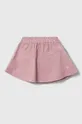 roza Dječja suknja od samta United Colors of Benetton Za djevojčice