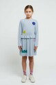 Детская юбка Bobo Choses клёш голубой 223AC099