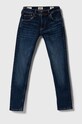 Παιδικά τζιν Pepe Jeans Finly Planet friendly σκούρο μπλε PB201841XV2