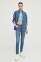 Levi's jeansi 711 Double Button A6215.0002 albastru AW23