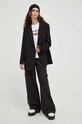 Levi's pantaloni de bumbac BAGGY CARGO A6077.0003 negru AW23