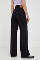 Odzież Levi's jeansy RIBCAGE WIDE LEG A6081.0001 czarny