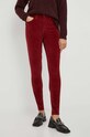 Levi's spodnie sztruksowe 721 18882.0676 bordowy AW23
