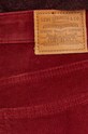 Levi's spodnie sztruksowe 721 bordowy 18882.0676