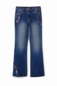 Desigual jeansy 23WWDD42 niebieski