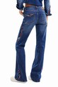 Desigual jeansy 23WWDD42 niebieski AW23