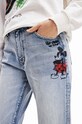 Ρούχα Τζιν παντελόνι Desigual x Disney 23WWDD86 μπλε
