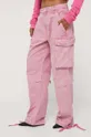 Τζιν παντελόνι Moschino Jeans ροζ