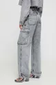 Τζιν παντελόνι HUGO x Bella Poarch Κύριο υλικό: 100% Βαμβάκι Φόδρα τσέπης: 65% Πολυεστέρας, 35% Βαμβάκι