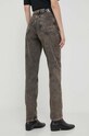 Odzież Calvin Klein Jeans jeansy J20J221833 brązowy