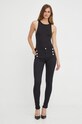 Nohavice Morgan PAME.NOIR čierna AW24