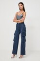 Guess jeansy KORI W4RA97.D58L0 granatowy SS24