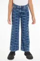 тёмно-синий Детские джинсы Tommy Hilfiger Allover Для девочек