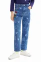 голубой Детские джинсы Desigual x Disney Для девочек