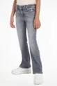 siva Dječje traperice Calvin Klein Jeans Za djevojčice