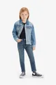 блакитний Дитячі джинси Levi's Mini Mom Jeans Для дівчаток