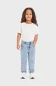plava Dječje traperice Levi's Mini Mom Jeans Za djevojčice