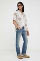 Levi's blugi din bumbac 501 00501.3412 albastru AW23