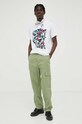 Nohavice Levi's PATCH POCKET CARGO A5754.0003 zelená AW23