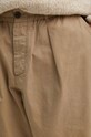 Universal Works pamut nadrág Pleated Track Pant bézs 29523