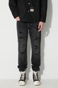 Evisu jeansy Camuflage Brushstroke Daicock czarny 2EAHTM3JE890317CS