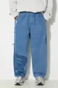 albastru AAPE jeansi Cotton Worker