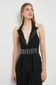 Ολόσωμη φόρμα Elisabetta Franchi μαύρο