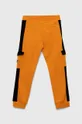 Παιδικό βαμβακερό παντελόνι Guess πορτοκαλί