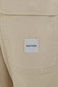 Dětské kalhoty Tommy Hilfiger béžová KB0KB08280.128.176.9BYX