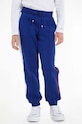 Tommy Hilfiger pantaloni de trening pentru copii tricotaj bleumarin KB0KB08404.74.122.9BYX