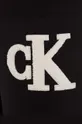 fekete Calvin Klein Jeans gyerek pamut melegítőnadrág