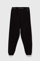 Calvin Klein Jeans spodnie dresowe dziecięce dzianina czarny IB0IB01681.9BYX