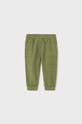 Mayoral pantaloni din bumbac pentru bebeluși 2536.3E.Baby.9BYX verde AW23