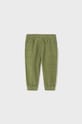 Mayoral pantaloni din bumbac pentru bebeluși 2536.3E.Baby.9BYX verde AW23