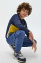 niebieski Mayoral spodnie dresowe dziecięce cargo Chłopięcy