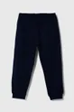 Дитячі бавовняні штани EA7 Emporio Armani темно-синій