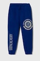 Abercrombie & Fitch pantaloni de trening pentru copii tricotaj albastru KI234.3015