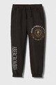 Detské tepláky Abercrombie & Fitch pletenina sivá KI234.3015