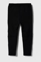 Abercrombie & Fitch pantaloni de trening pentru copii KI234.3025 negru AW23