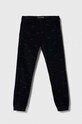 Guess pantaloni din catifea pentru copii L3BB04.WFPPA.9BYX bleumarin AW23