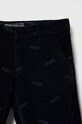 Guess pantaloni din catifea pentru copii bleumarin L3BB04.WFPPA.9BYX